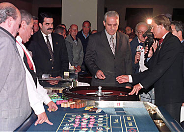 El presidente de Lotería Nacional, Jorge Rossi